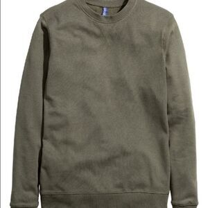 H&M Men's Army Green Crewneck